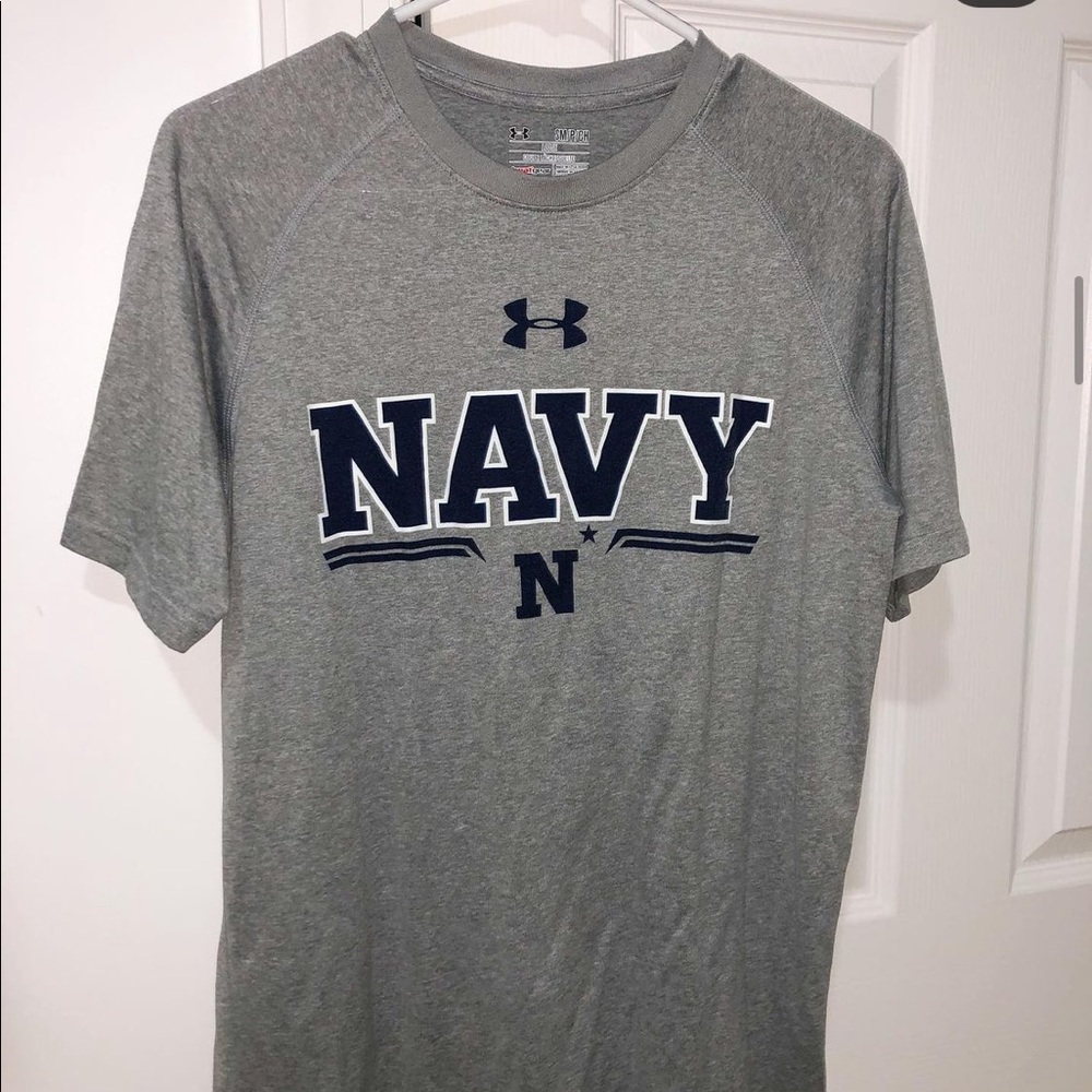 Mens NAVY Loose Style Athletic T-shirt- Size Small